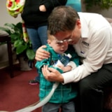 Mission team provides comfort to a Make-A-Wish child in Montana