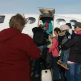 Family boards Judah 1 mission flight for a Make-A-Wish trip