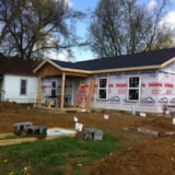 Habitat for Humanity home in Owensboro, KY under construction