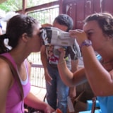 Vision screening during a humanitarian mission in Honduras
