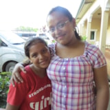 Community members gather outside during Honduras medical outreach