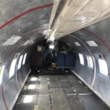 Judah 1 cargo cabin readied for Bahamas Hurricane Dorian relief