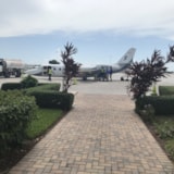 Ground crew refuel a jet for Dorian relief in the Bahamas