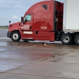 Relief truck staged for Bahamas Hurricane Dorian response