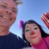 Volunteer and entertainer at Juárez humanitarian outreach