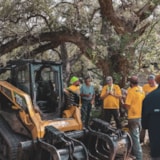 Flood relief team coordinates debris clearing in Kerrville