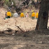 Responders assess flood damage and debris in Kerrville, TX