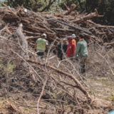Judah 1 volunteers clear massive flood debris in Kerrville