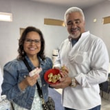 Judah 1 volunteers distribute treats during Juárez outreach